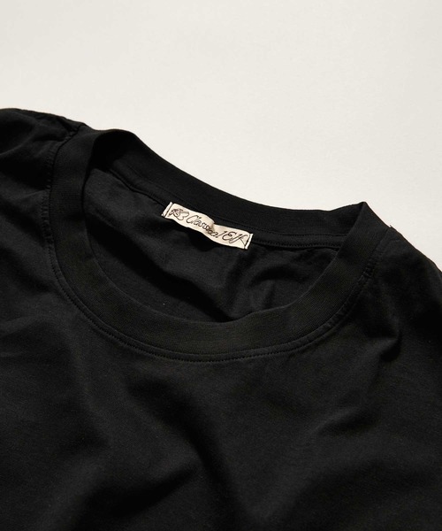 classicalelf（クラシカルエルフ）の「Classical Elf オーバーサイズ ロング丈バックプリント無地クルーネックロゴビッグTシャツ（半袖）（Tシャツ/カットソー・レディース・ホワイト/ブラック/杢グレー/ブラウン/ベージュ/グリーン・MEDIUM/LARGE/X-LARGE）」の21枚目の写真