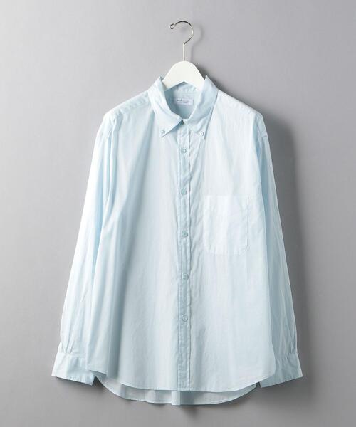 BEAUTY&YOUTH UNITED ARROWS（ビューティーアンドユースユナイテッドアローズ）の「BY ガーメントダイ ビッグフォルム シャツ（シャツ/ブラウス・メンズ・イエロー/ロイヤルブルー/ライトブルー/ライトピンク・MEDIUM/LARGE/SMALL/X-LARGE）」の2枚目の写真