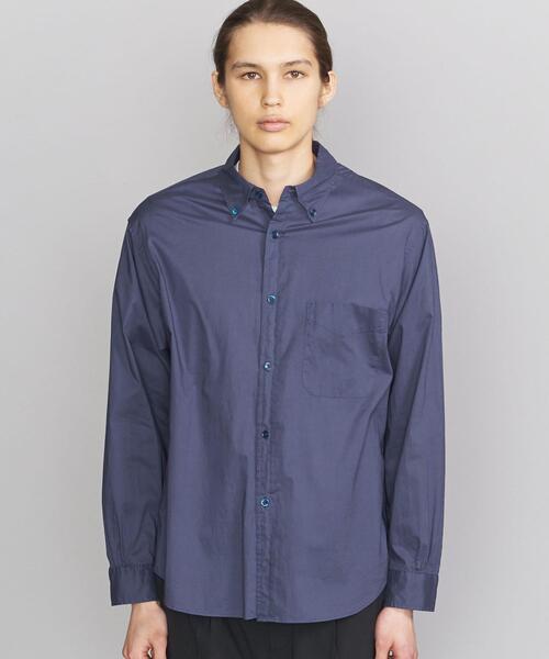 BEAUTY&YOUTH UNITED ARROWS（ビューティーアンドユースユナイテッドアローズ）の「BY ガーメントダイ ビッグフォルム シャツ（シャツ/ブラウス・メンズ・イエロー/ロイヤルブルー/ライトブルー/ライトピンク・MEDIUM/LARGE/SMALL/X-LARGE）」の9枚目の写真