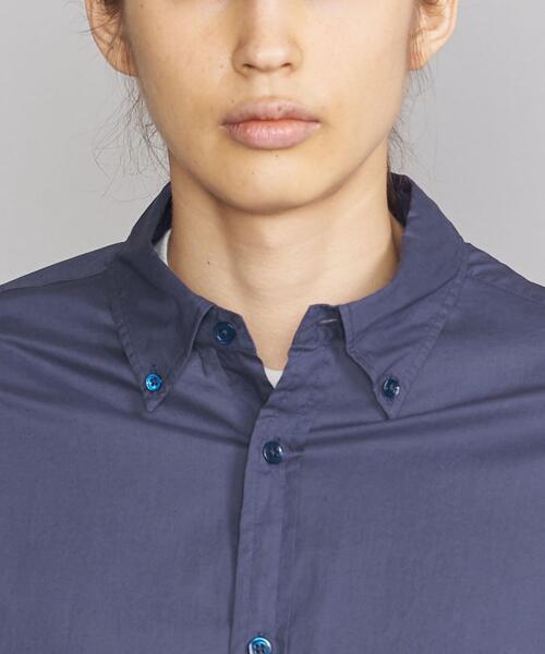 BEAUTY&YOUTH UNITED ARROWS（ビューティーアンドユースユナイテッドアローズ）の「BY ガーメントダイ ビッグフォルム シャツ（シャツ/ブラウス・メンズ・イエロー/ロイヤルブルー/ライトブルー/ライトピンク・MEDIUM/LARGE/SMALL/X-LARGE）」の6枚目の写真