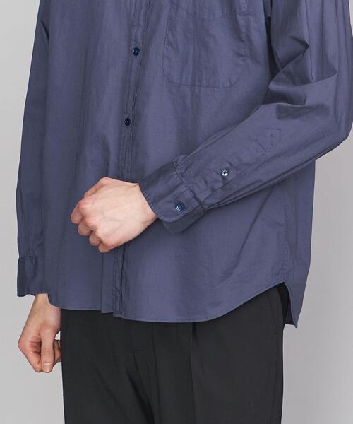 BEAUTY&YOUTH UNITED ARROWS（ビューティーアンドユースユナイテッドアローズ）の「BY ガーメントダイ ビッグフォルム シャツ（シャツ/ブラウス・メンズ・イエロー/ロイヤルブルー/ライトブルー/ライトピンク・MEDIUM/LARGE/SMALL/X-LARGE）」の5枚目の写真