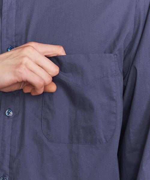 BEAUTY&YOUTH UNITED ARROWS（ビューティーアンドユースユナイテッドアローズ）の「BY ガーメントダイ ビッグフォルム シャツ（シャツ/ブラウス・メンズ・イエロー/ロイヤルブルー/ライトブルー/ライトピンク・MEDIUM/LARGE/SMALL/X-LARGE）」の22枚目の写真