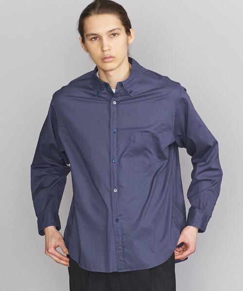 BEAUTY&YOUTH UNITED ARROWS（ビューティーアンドユースユナイテッドアローズ）の「BY ガーメントダイ ビッグフォルム シャツ（シャツ/ブラウス・メンズ・イエロー/ロイヤルブルー/ライトブルー/ライトピンク・MEDIUM/LARGE/SMALL/X-LARGE）」の16枚目の写真