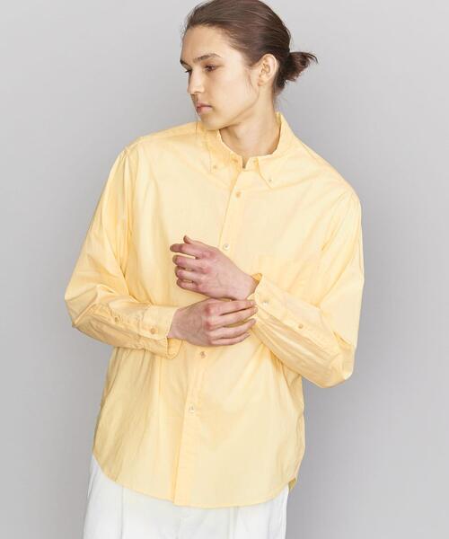 BEAUTY&YOUTH UNITED ARROWS（ビューティーアンドユースユナイテッドアローズ）の「BY ガーメントダイ ビッグフォルム シャツ（シャツ/ブラウス・メンズ・イエロー/ロイヤルブルー/ライトブルー/ライトピンク・MEDIUM/LARGE/SMALL/X-LARGE）」の19枚目の写真