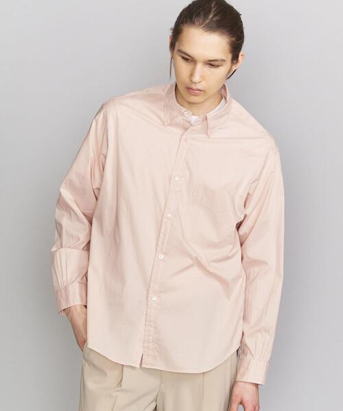 BEAUTY&YOUTH UNITED ARROWS（ビューティーアンドユースユナイテッドアローズ）の「BY ガーメントダイ ビッグフォルム シャツ（シャツ/ブラウス・メンズ・イエロー/ロイヤルブルー/ライトブルー/ライトピンク・MEDIUM/LARGE/SMALL/X-LARGE）」の10枚目の写真