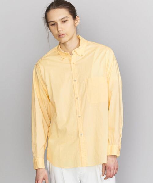 BEAUTY&YOUTH UNITED ARROWS（ビューティーアンドユースユナイテッドアローズ）の「BY ガーメントダイ ビッグフォルム シャツ（シャツ/ブラウス・メンズ・イエロー/ロイヤルブルー/ライトブルー/ライトピンク・MEDIUM/LARGE/SMALL/X-LARGE）」の12枚目の写真