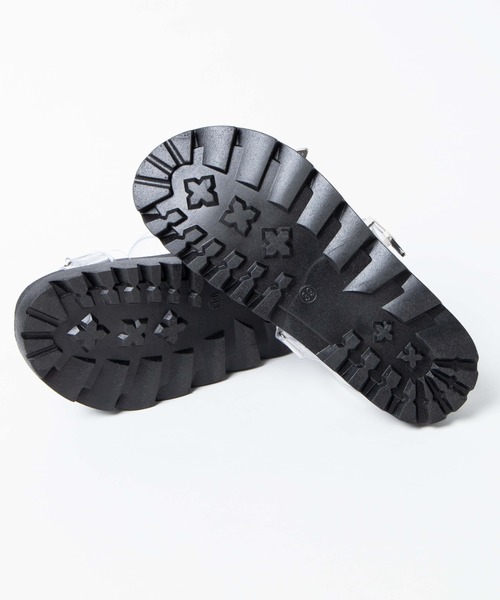 WEGO（ウィゴー）の「WEGO/バックルベルトサンダル（サンダル・レディース・ブラック/その他1・MEDIUM/LARGE）」の11枚目の写真