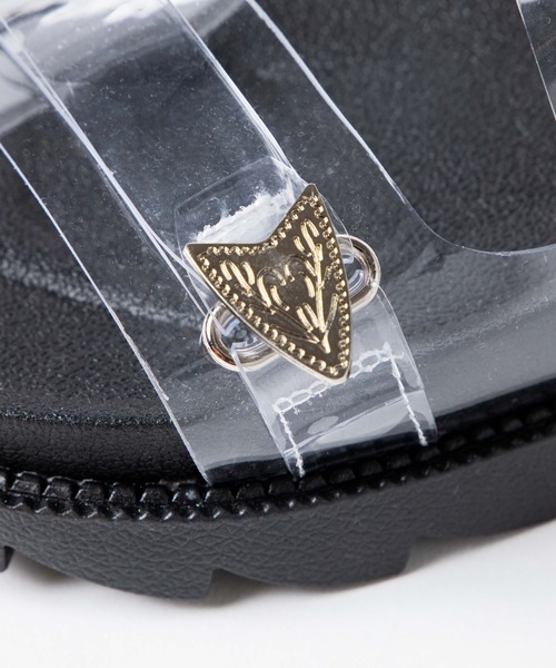 WEGO（ウィゴー）の「WEGO/バックルベルトサンダル（サンダル・レディース・ブラック/その他1・MEDIUM/LARGE）」の12枚目の写真