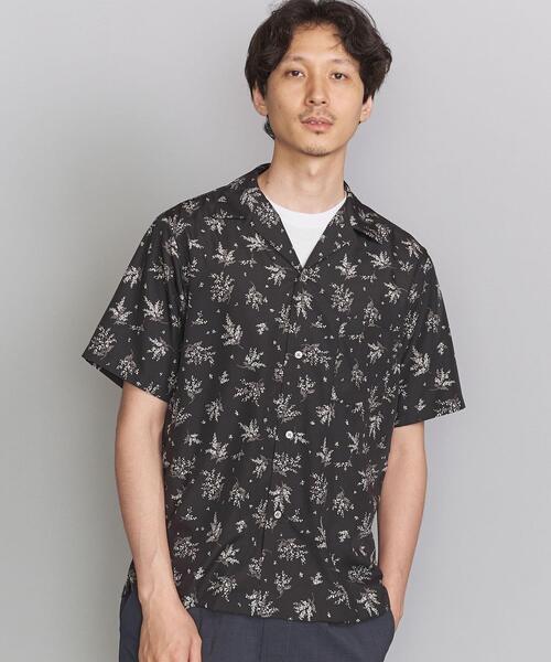BEAUTY&YOUTH UNITED ARROWS(ビューティーアンドユースユナイテッドアローズ)の「BY ダークフラワー リラックスレギュラー シャツ(シャツ/ブラウス・メンズ・ネイビー/ブラック・X-LARGE/LARGE/MEDIUM/SMALL)」の8枚目の写真