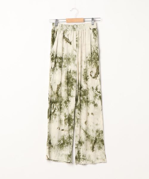 KOBE LETTUCE（コウベレタス）の「タイダイリラックスカットソーパンツ【セットアップOK】（その他パンツ・レディース・カーキ/ベージュ/ブラウン・FREE）」の5枚目の写真