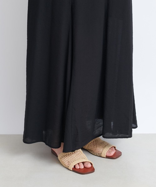 DouDou（ドゥドゥ）の「フレアキャミワンピース（ワンピース・レディース・ブラック/カーキ・FREE）」の21枚目の写真