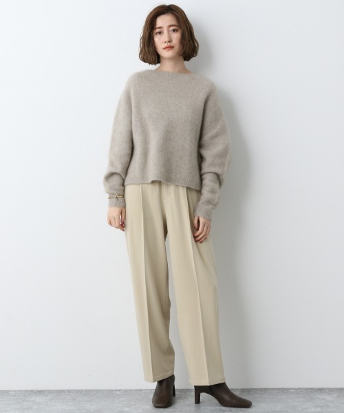 A part by（アパートバイ）の「Pカラータックストレートパンツ 917826（その他パンツ・レディース・チャコールグレー/ブラウン系その他/ライトベージュ/ライトグリーン/ライトブルー・MEDIUM/LARGE）」の18枚目の写真