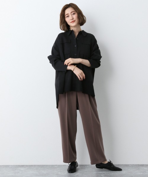 A part by（アパートバイ）の「Pカラータックストレートパンツ 917826（その他パンツ・レディース・チャコールグレー/ブラウン系その他/ライトベージュ/ライトグリーン/ライトブルー・MEDIUM/LARGE）」の11枚目の写真