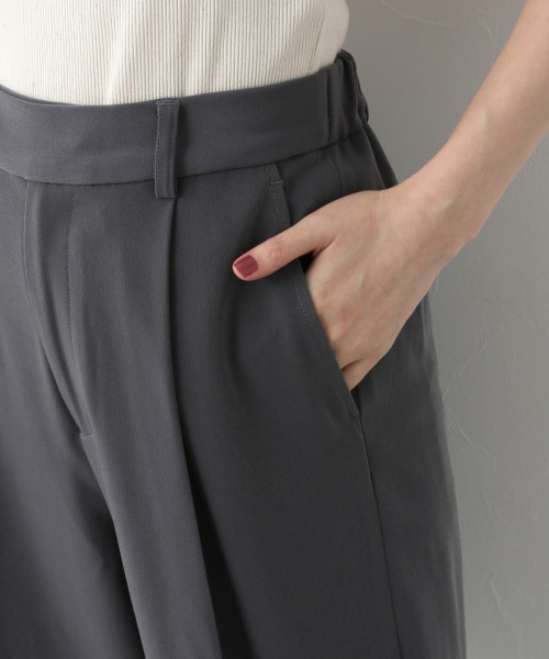 A part by（アパートバイ）の「Pカラータックストレートパンツ 917826（その他パンツ・レディース・チャコールグレー/ブラウン系その他/ライトベージュ/ライトグリーン/ライトブルー・MEDIUM/LARGE）」の19枚目の写真