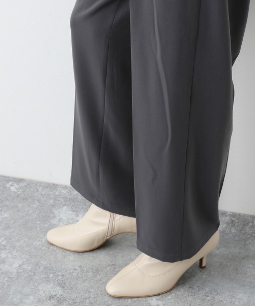 A part by（アパートバイ）の「Pカラータックストレートパンツ 917826（その他パンツ・レディース・チャコールグレー/ブラウン系その他/ライトベージュ/ライトグリーン/ライトブルー・MEDIUM/LARGE）」の21枚目の写真