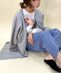 【WEB限定】ラクーン混ロングカーディガン