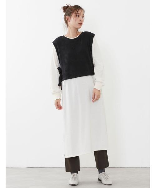 ニットソーベスト ワンピースセット ワンピース Pou Dou Dou プードゥドゥ のファッション通販 Zozotown