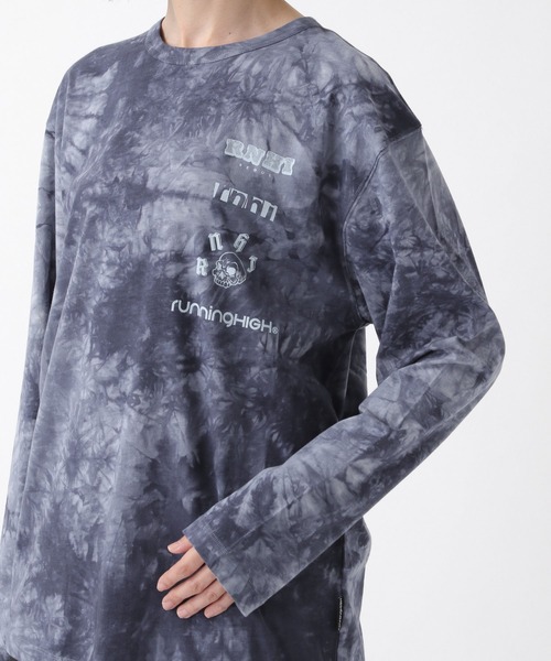 runningHIGH(ランニングハイ)の「runningHIGH/ロゴタイダイロンT 2921656(Tシャツ/カットソー・レディース・ネイビー/マスタード/その他9・FREE)」の17枚目の写真