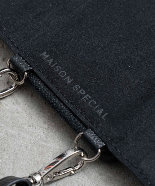 MAISON SPECIAL(メゾンスペシャル)の「《ユニセックスアイテム》 スマホ/iPhoneマルチケース 【MAISON SPECIAL/メゾンスペシャル】■7、8、SE/X、XS/11/12、12pro対応■(スマホケース/カバー・メンズ・ブラック・1/2/0/3)」の13枚目の写真