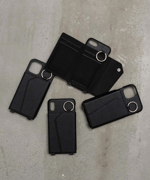 MAISON SPECIAL(メゾンスペシャル)の「《ユニセックスアイテム》 スマホ/iPhoneマルチケース 【MAISON SPECIAL/メゾンスペシャル】■7、8、SE/X、XS/11/12、12pro対応■(スマホケース/カバー・メンズ・ブラック・1/2/0/3)」の22枚目の写真