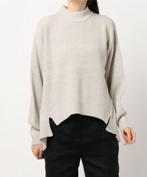 earth music&ecology | ハイネック畦ニットプルオーバー　＊(ニット/セーター)