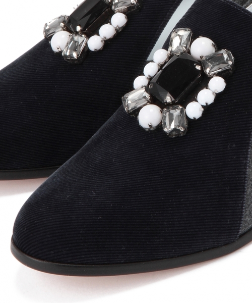 Boisson Chocolat（ボワソンショコラ）の「■ボワソンショコラ/B Iジュエルスリッポン35（スリッポン・レディース・ブラック/ライトグレー/ネイビー・22.5cm/22cm/23cm/24.5cm/24cm/23.5cm）」の9枚目の写真