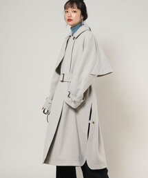 FREAK'S STORE グレー トレンチコート L FREAK'S STORE 「FREAK'S STORE」 トレンチコート フリ- グレー