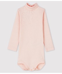PETIT BATEAU（プチバトー）の「ミラレタートルネック長袖ボディ（その他アンダーウェア/インナー・キッズ）」