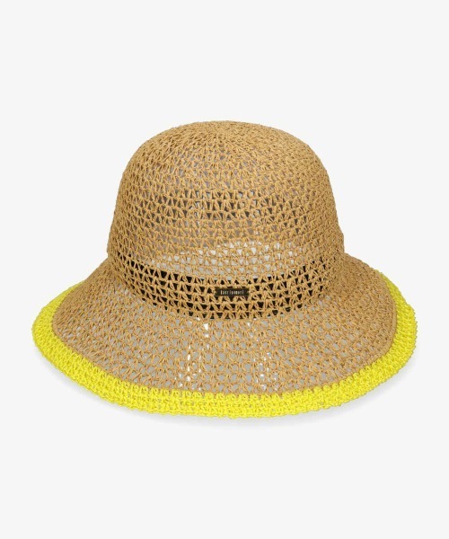 kaorinomori（カオリノモリ）の「【カオリノモリ】ｽﾄﾚｰﾄﾞﾊｯﾄ（ハット・レディース・ベージュ/ブラウン・M/57.5cm）」の9枚目の写真