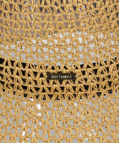 kaorinomori（カオリノモリ）の「【カオリノモリ】ｽﾄﾚｰﾄﾞﾊｯﾄ（ハット・レディース・ベージュ/ブラウン・M/57.5cm）」の14枚目の写真