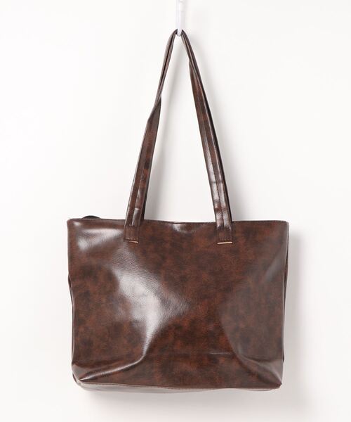 aimoha(アイモハ)の「大容量シンプルトートバッグ(トートバッグ・レディース・ブラック/ピンク/ブラウン/ベージュ・FREE)」の5枚目の写真