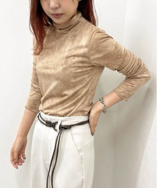 apres jour mignon(アプレジュールミニョン)の「タイダイクシュインナー【ZOZOTOWN限定アイテム】(Tシャツ/カットソー・レディース・モカ/カーキ/ブルー系その他・X-LARGE/フリー)」の13枚目の写真