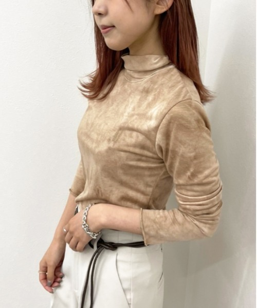 apres jour mignon(アプレジュールミニョン)の「タイダイクシュインナー【ZOZOTOWN限定アイテム】(Tシャツ/カットソー・レディース・モカ/カーキ/ブルー系その他・X-LARGE/フリー)」の14枚目の写真