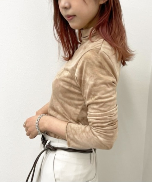 apres jour mignon(アプレジュールミニョン)の「タイダイクシュインナー【ZOZOTOWN限定アイテム】(Tシャツ/カットソー・レディース・モカ/カーキ/ブルー系その他・X-LARGE/フリー)」の15枚目の写真
