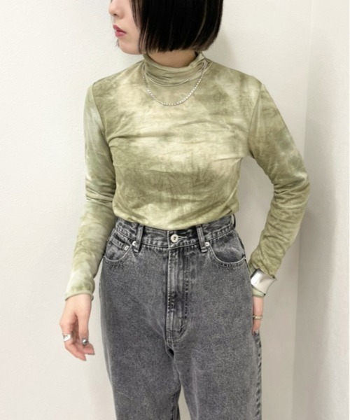 apres jour mignon(アプレジュールミニョン)の「タイダイクシュインナー【ZOZOTOWN限定アイテム】(Tシャツ/カットソー・レディース・モカ/カーキ/ブルー系その他・X-LARGE/フリー)」の20枚目の写真