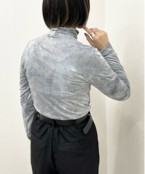 apres jour mignon(アプレジュールミニョン)の「タイダイクシュインナー【ZOZOTOWN限定アイテム】(Tシャツ/カットソー・レディース・モカ/カーキ/ブルー系その他・X-LARGE/フリー)」の7枚目の写真
