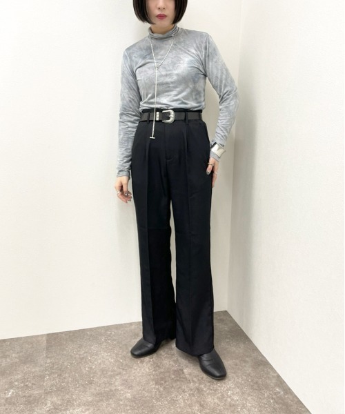 apres jour mignon(アプレジュールミニョン)の「タイダイクシュインナー【ZOZOTOWN限定アイテム】(Tシャツ/カットソー・レディース・モカ/カーキ/ブルー系その他・X-LARGE/フリー)」の9枚目の写真
