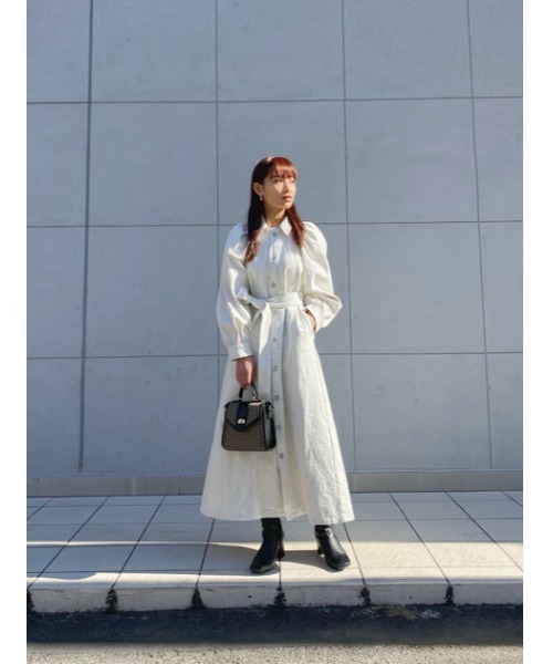 MOUSSY（マウジー）の「PUFF SLEEVE DENIM ドレス（ワンピース