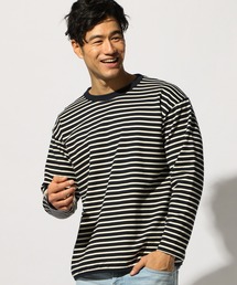 BAYFLOW | リバーシブルルーズボーダーTEE L/S(Tシャツ/カットソー)