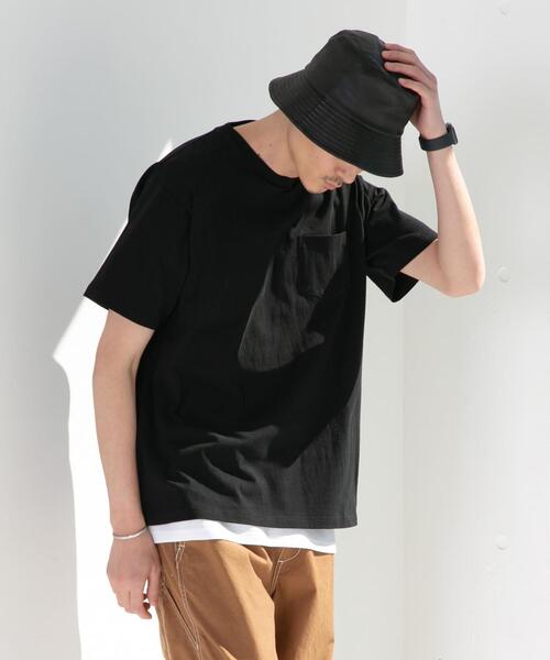 coen（コーエン）の「USAコットンクルーネックTシャツ（Tシャツ/カットソー・メンズ・ライトグレー/ベージュ/ブラック/ホワイト・LARGE/SMALL/MEDIUM/X-LARGE）」の3枚目の写真