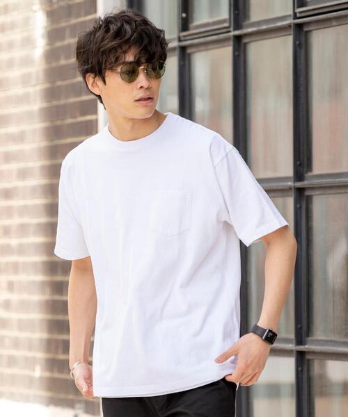 coen（コーエン）の「USAコットンクルーネックTシャツ（Tシャツ/カットソー・メンズ・ライトグレー/ベージュ/ブラック/ホワイト・LARGE/SMALL/MEDIUM/X-LARGE）」の22枚目の写真