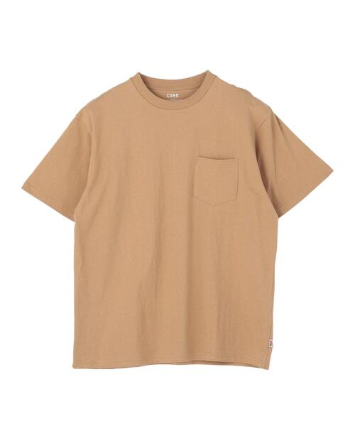 coen（コーエン）の「USAコットンクルーネックTシャツ（Tシャツ/カットソー・メンズ・ライトグレー/ベージュ/ブラック/ホワイト・LARGE/SMALL/MEDIUM/X-LARGE）」の14枚目の写真