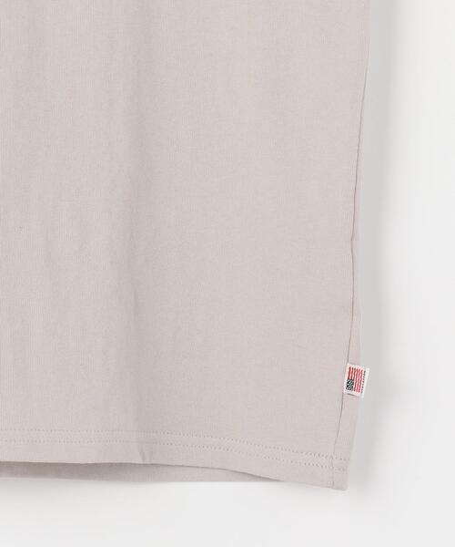 coen（コーエン）の「USAコットンクルーネックTシャツ（Tシャツ/カットソー・メンズ・ライトグレー/ベージュ/ブラック/ホワイト・LARGE/SMALL/MEDIUM/X-LARGE）」の7枚目の写真