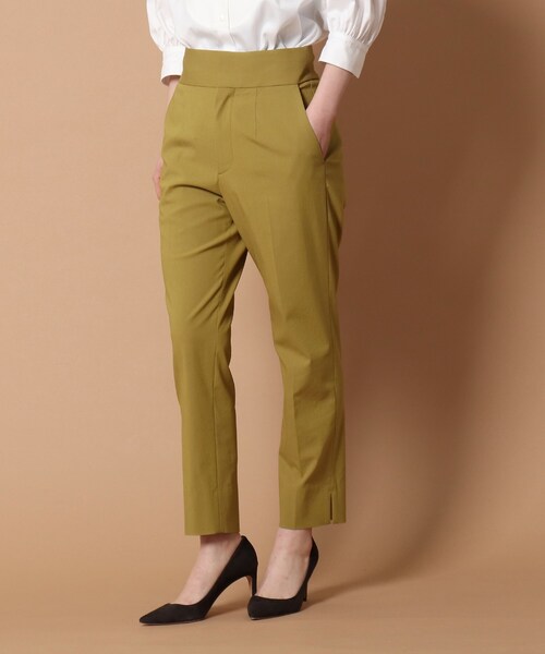DRESSTERIOR(ドレステリア)の「◆サイドスリットテーパードパンツ(その他パンツ・レディース・黄緑系/カーキ/ネイビー・36/40/34/38)」の3枚目の写真