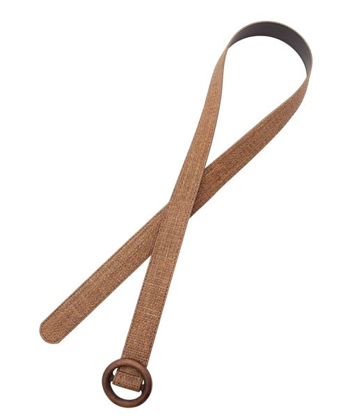 dazzlin（ダズリン）の「ウッドライクサークルベルト（ベルト・レディース・ベージュ/ブラウン/アイボリー・FREE）」の7枚目の写真