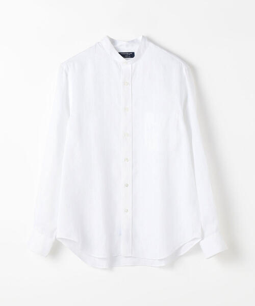 TOMORROWLAND (トゥモローランド)の「サハラ バンドカラーシャツ ALBINI(シャツ/ブラウス・メンズ・ホワイト/ブルー系その他/ピンク系その他・S/M/L/XS)」の2枚目の写真