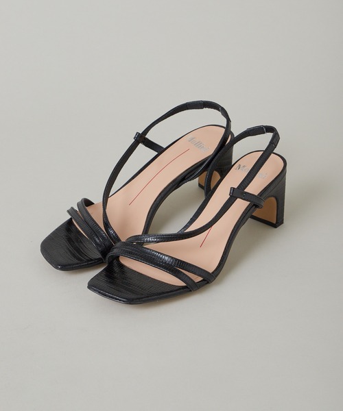 Mollini(モリーニ)の「【Mollini/モリーニ】HAVANA-MO/レザーサンダル(サンダル・レディース・ブラック/ベージュ・38/36/37)」の10枚目の写真