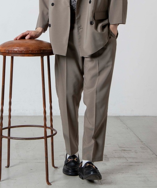 WEGO(ウィゴー)の「WEGO/アーバンカラースリムスラックス(スラックス・メンズ・ブラック/ベージュ/カーキ/ブルー系その他/ダークグリーン/ワイン・SMALL/MEDIUM/LARGE)」の5枚目の写真