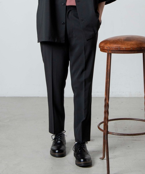 WEGO(ウィゴー)の「WEGO/アーバンカラースリムスラックス(スラックス・メンズ・ブラック/ベージュ/カーキ/ブルー系その他/ダークグリーン/ワイン・SMALL/MEDIUM/LARGE)」の2枚目の写真