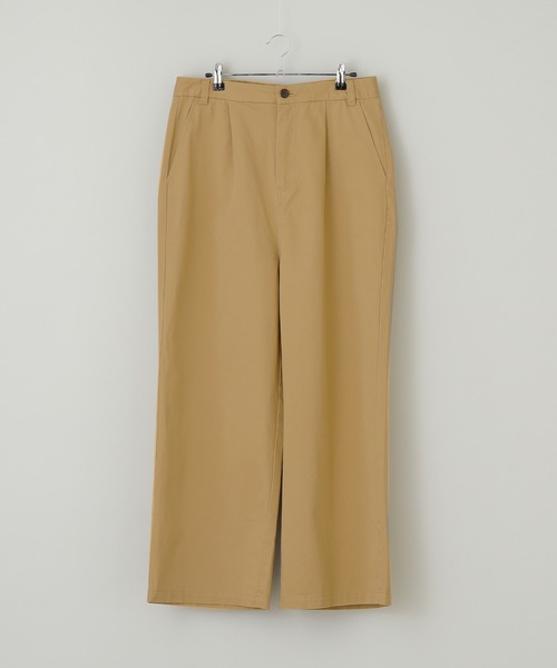 anown（アノン）の「ビックシルエット 1タックワイドストレートパンツ 【ファッションインフルエンサーたいが×anown 限定コラボ】（その他パンツ・メンズ・ホワイト/ベージュ/カーキ・M/L）」の14枚目の写真